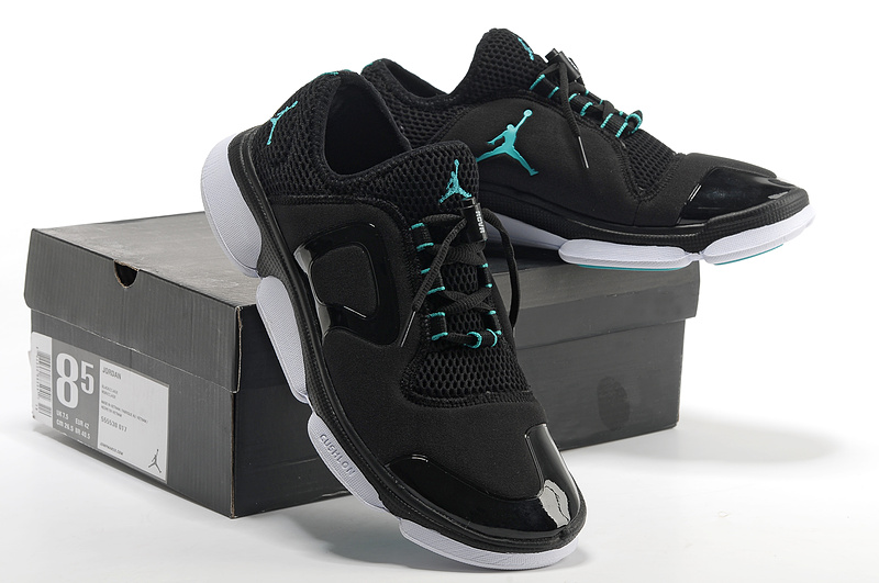2013 Air Jordan Running Shoes Black White - Click Image to Close