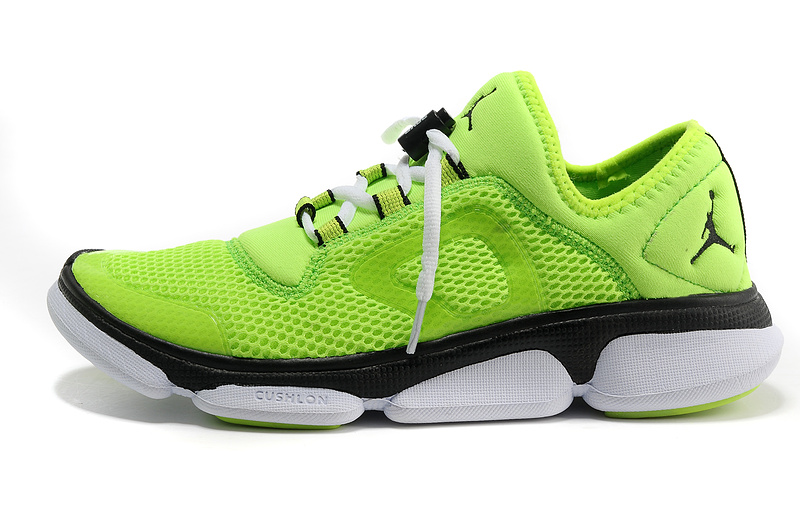 2013 Air Jordan Running Shoes Green Black White