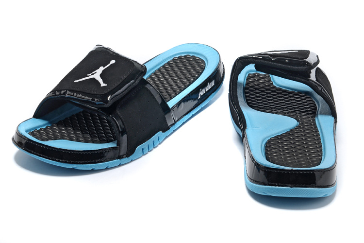 2013 Jordan Hydro 2 Black Blue Slipper