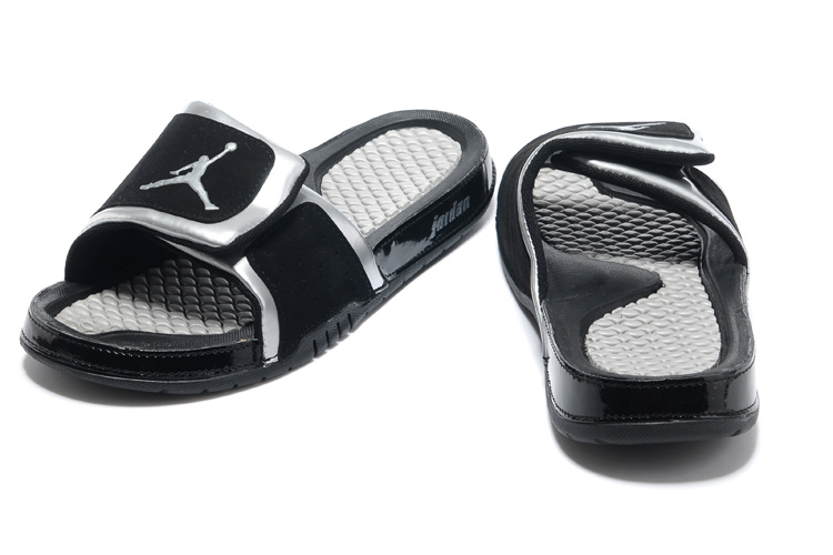 2013 Jordan Hydro 2 Black Silver Slipper