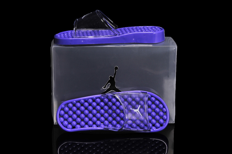 2013 New All Blue Jordan Sandal For Women - Click Image to Close