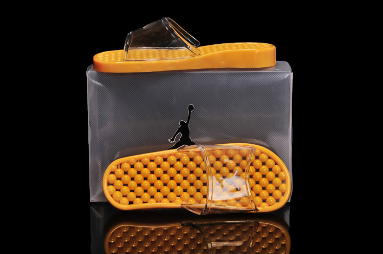2013 New All Yellow Jordan Sandal For Women 2013 New All Yellow Jordan Sandal For Women