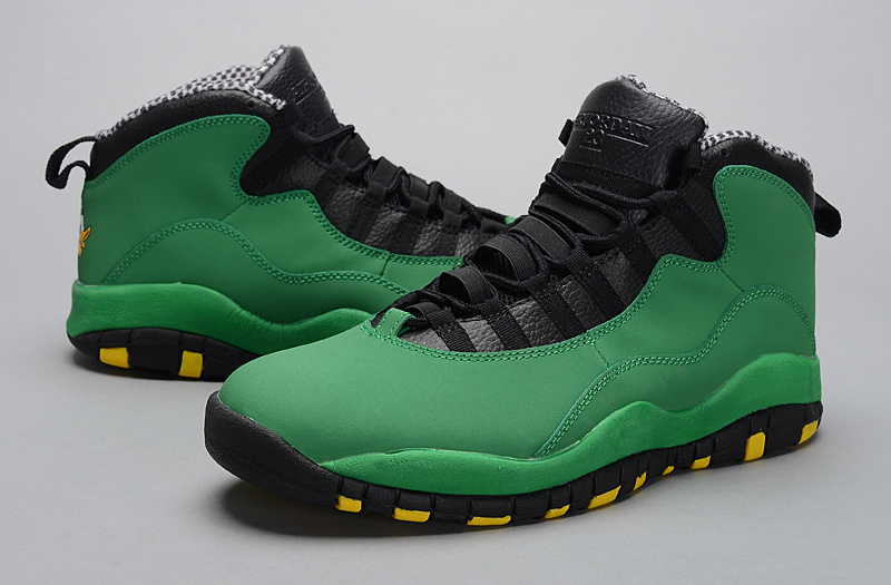 black green yellow jordans