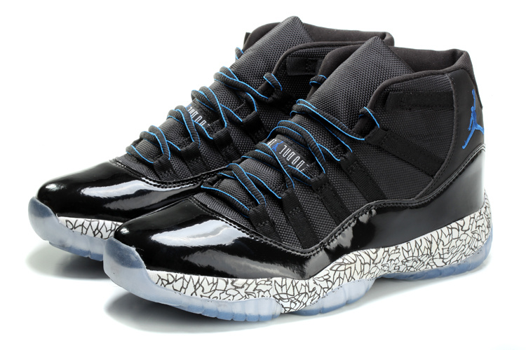 2014 Jordan 11 Retro Midnight Burst Crack Black Blue Shoes 2014 Jordan 11 Retro Midnight Burst Crack Black Blue Shoes