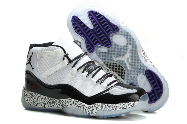 2014 Jordan 11 Retro Midnight Burst Crack White Black Shoes 2014 Jordan 11 Retro Midnight Burst Crack White Black Shoes