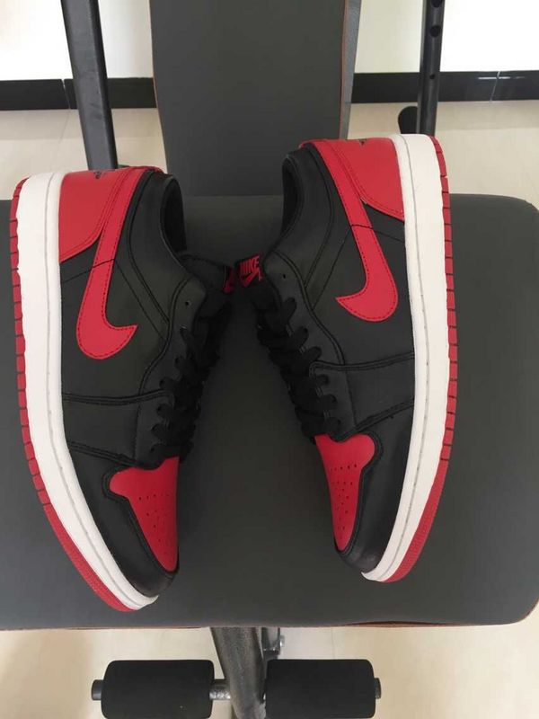 2015 30th Air Jordan Low Black Red Shoes - Click Image to Close