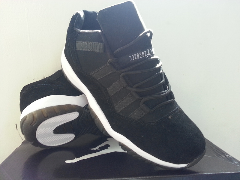 2015 Air Jordan 11 Retro Low Black White Shoes