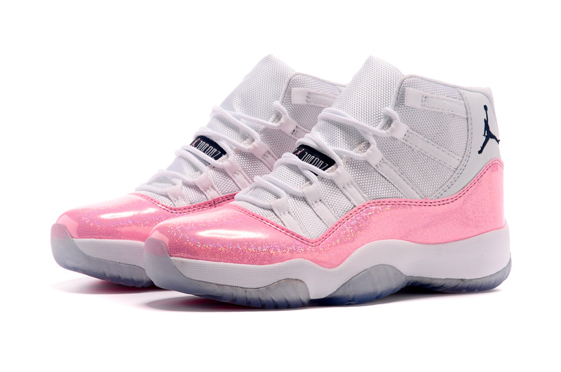 jordan 11 pink and white