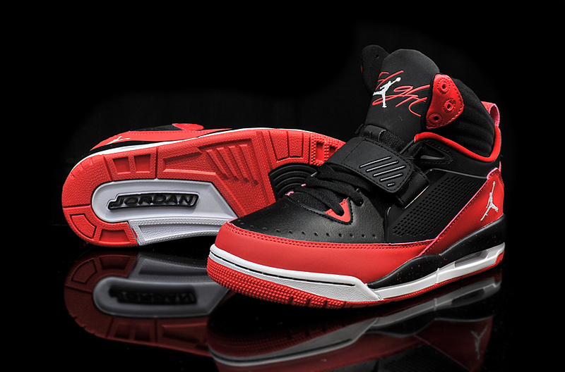 jordan flight red and black