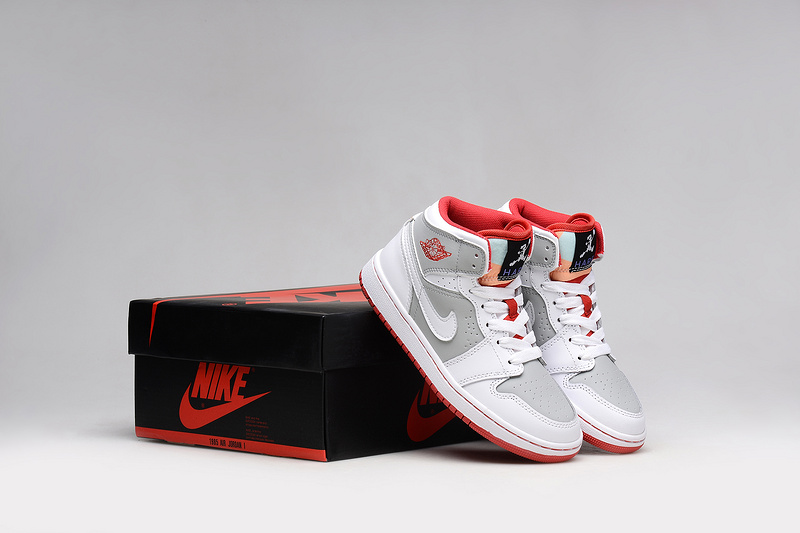 2015 Bugs Bunny Jordan 1 White Red Grey Shoes