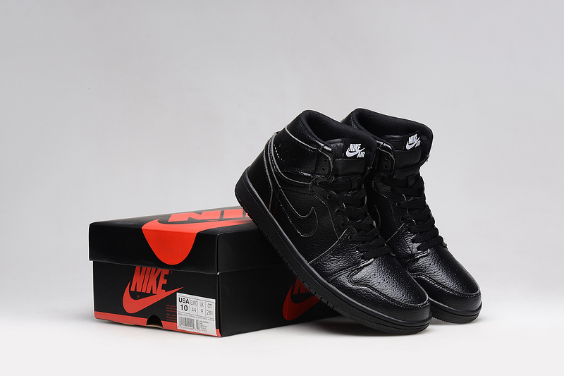 2015 Jordan 1 All Black Shoes