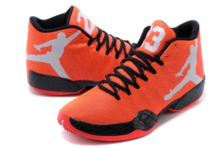 Latest Air Jordan 29 Orange Black Grey Shoes