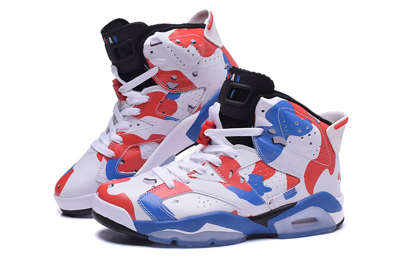 red white and blue 6s