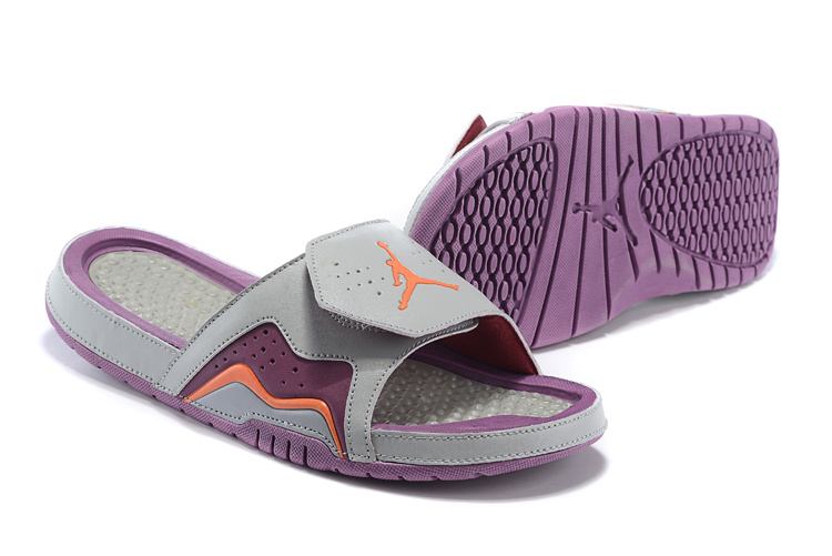 2015 Jordan 7 Retro Hydro Grey Purple Orange