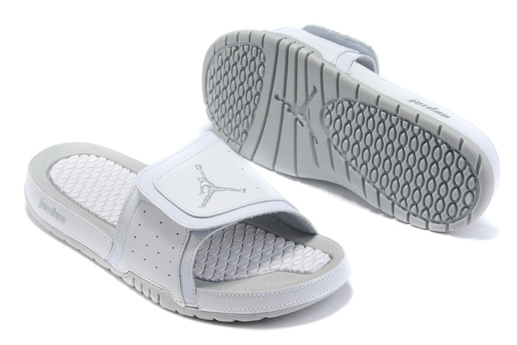 2015 Jordan Hydro 5 All Grey Sandal - Click Image to Close