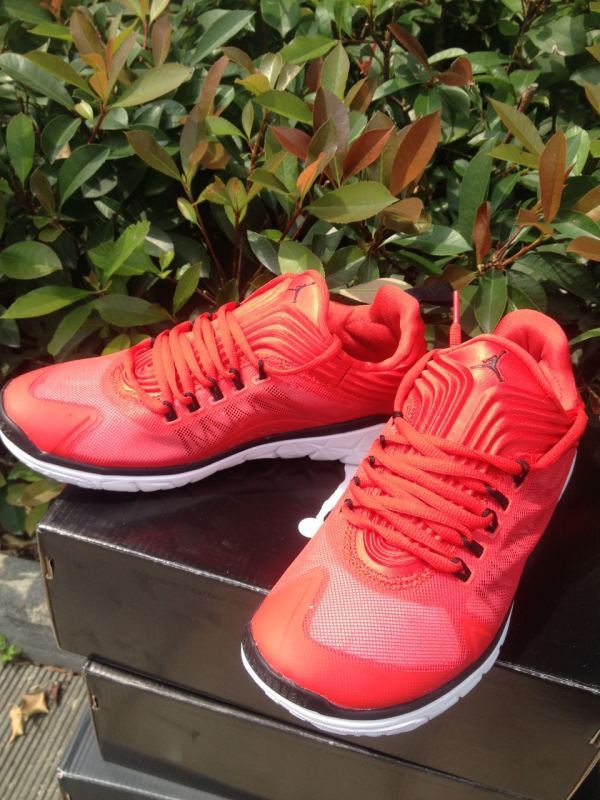 2015 Jordan Running Shoes Red Black