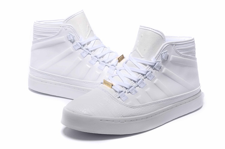 2015 Jordan Westbrook 0 1 All White Shoes