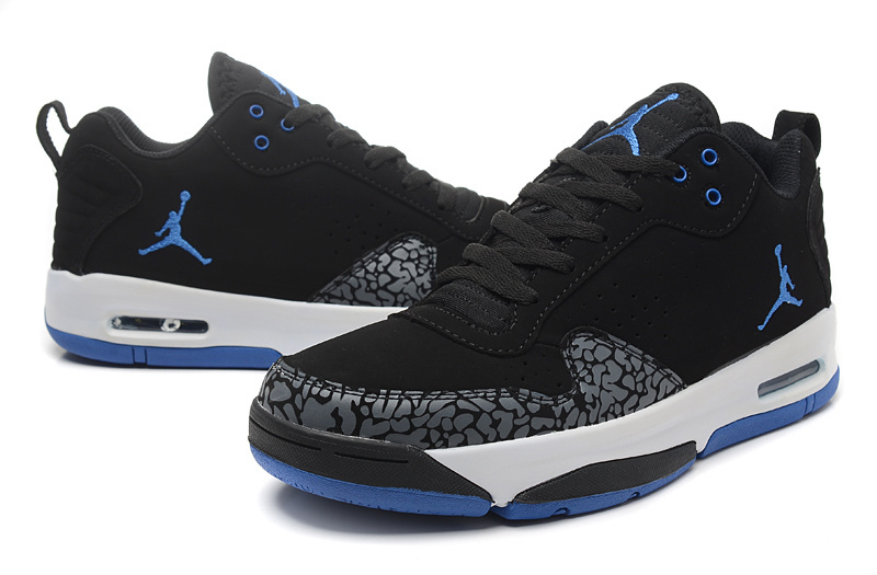 2015 Original Jordan Cement Black Blue White Shoes