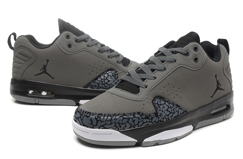 2015 Original Jordan Dark Grey Cement Black White Shoes