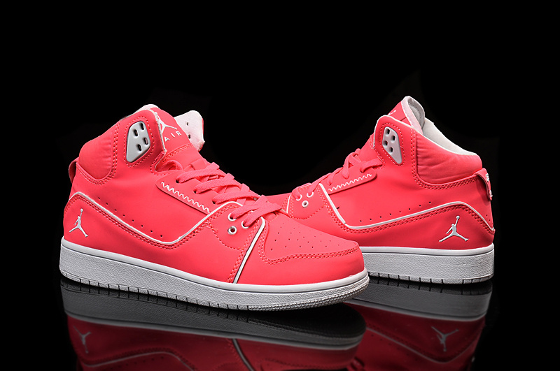 2015 Women Air Jordan 1 Flight 2 Red White Shoes