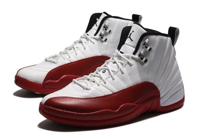 2016 Air Jordan 12 Cherry White Red Shoes