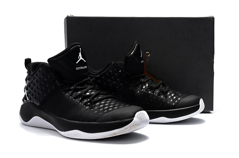 2016 Jordan Extra.Fly All Black White Shoes