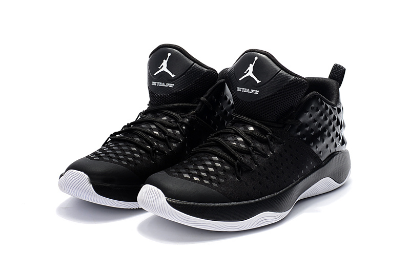 2016 Jordan Extra.Fly All Black White Shoes