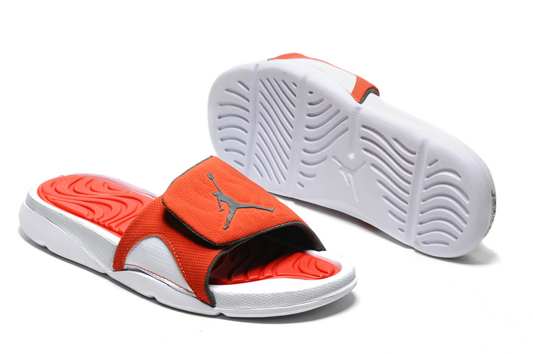 2016 Jordan Hydro IV Retro Reddish Orange White Sandal - Click Image to Close