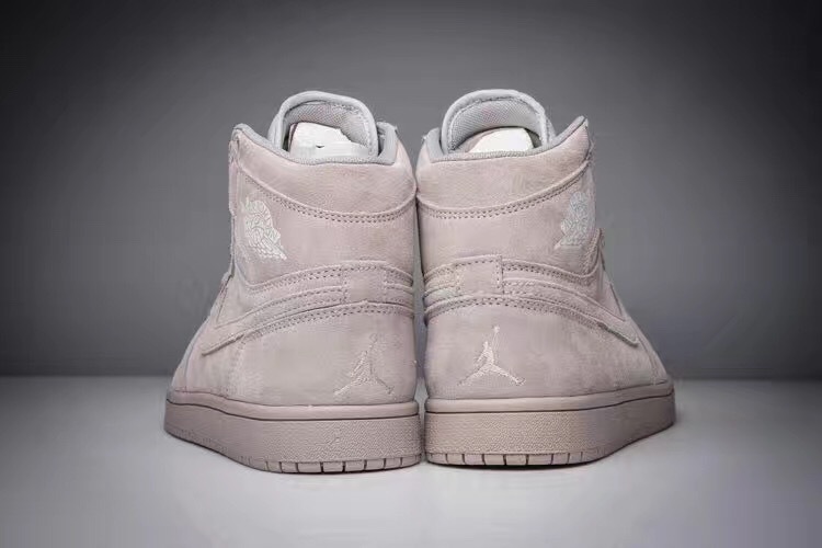 2017 Air Jordan 1 Deer Skin Grey Shoes