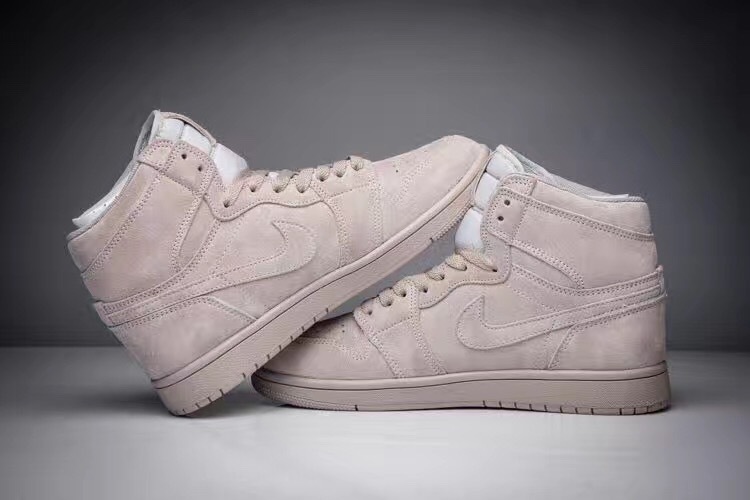 2017 Air Jordan 1 Deer Skin Grey Shoes - Click Image to Close