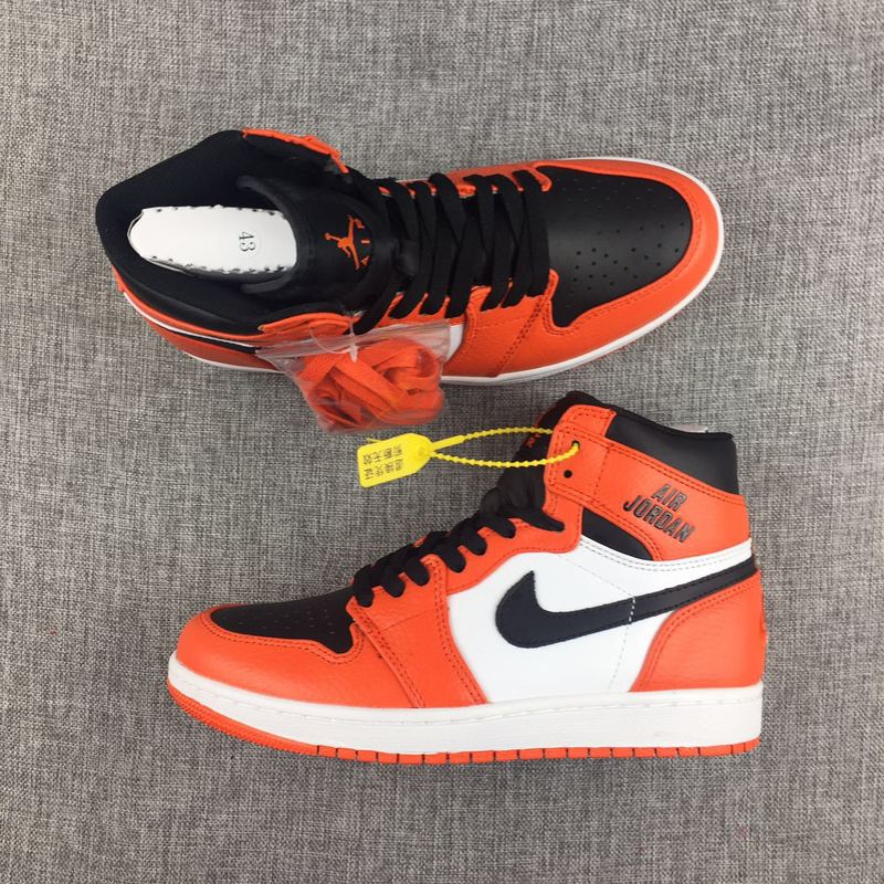 orange and black nike high tops Online