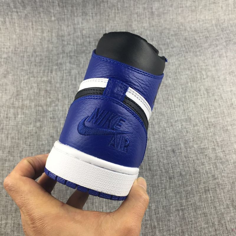 2017 Air Jordan 1 Retro Blue White Black Shoes - Click Image to Close