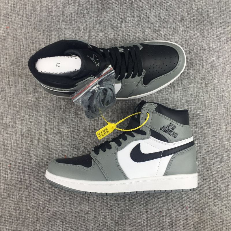 2017 Air Jordan 1 Retro Coo Grey White Shoes - Click Image to Close