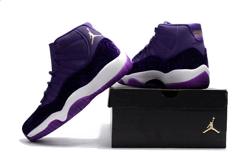 2017 Air Jordan 11 Velvet Heiress Purple Shoes