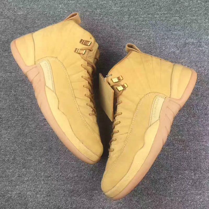 2017 Air Jordan 12 All Brown Shoes - Click Image to Close