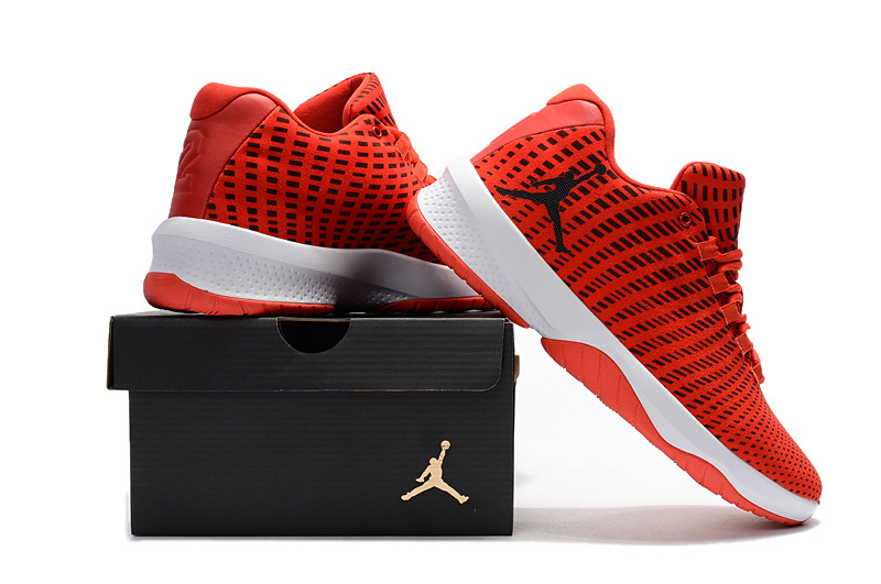 2017 Air Jordan Basketball Shoes Red White Black