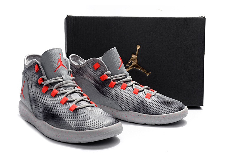 2017 Air Jordan Grey Black Red Casual Shoes