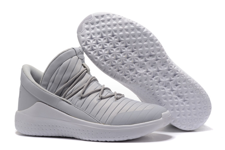 2017 Jordan Flight Luxe Grey White Shoes - Click Image to Close