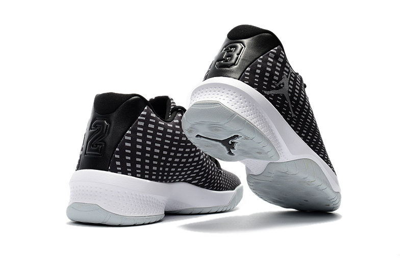 2017 Outdoor Jordan Basketball Shoes Black White Shoes - Click Image to Close