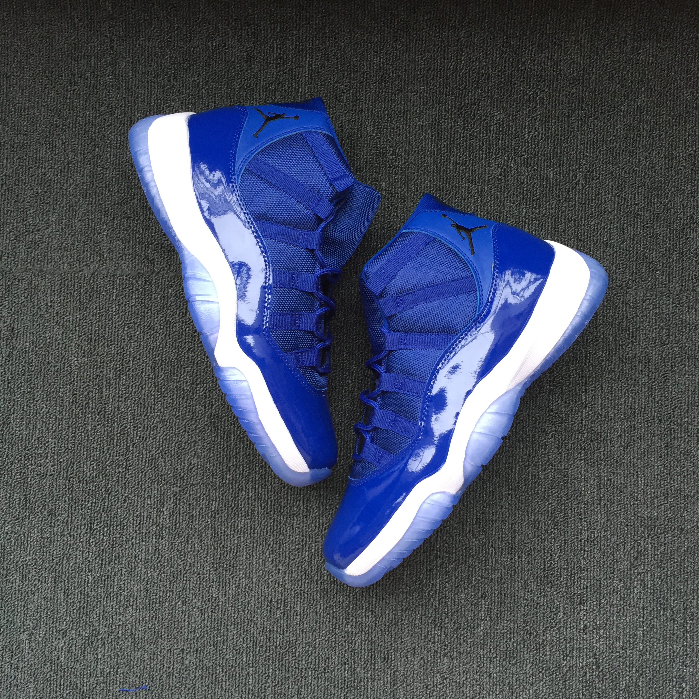 2018 Air Jordan 11 Roayl Blue Black White Shoes - Click Image to Close