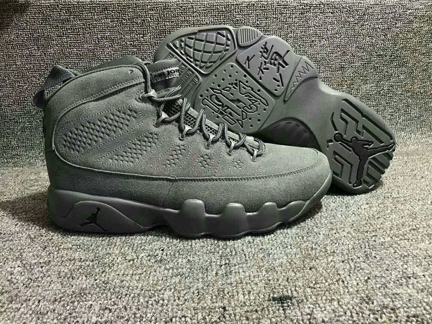 2018 Air Jordan 9 Wolf Grey Shoes - Click Image to Close