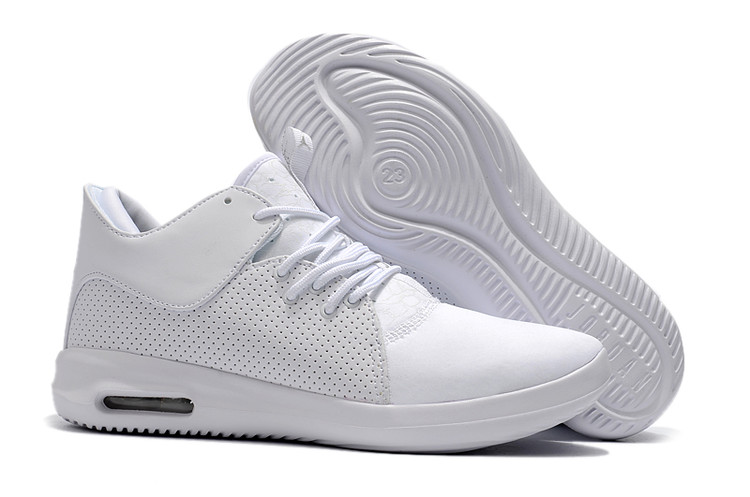 2018 Air Jordan Running Shoes All White - Click Image to Close