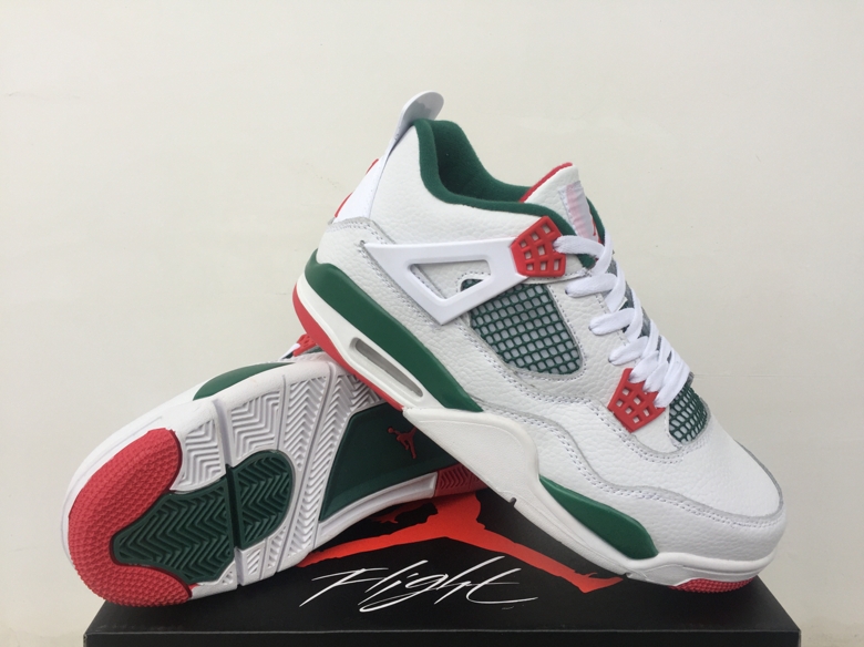 air jordan 4 white green