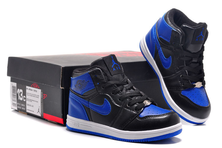 blue jordans for kids