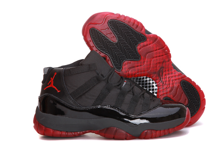 jordan gamma 11 black and red