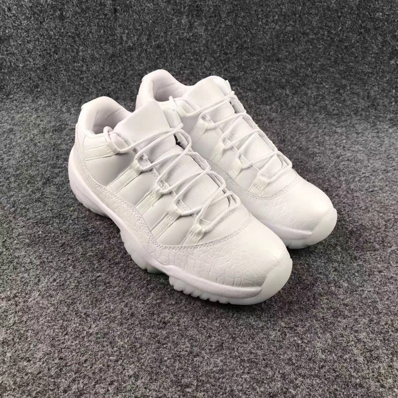 Air Jordan 11 GS Heiress All White Shoes - Click Image to Close