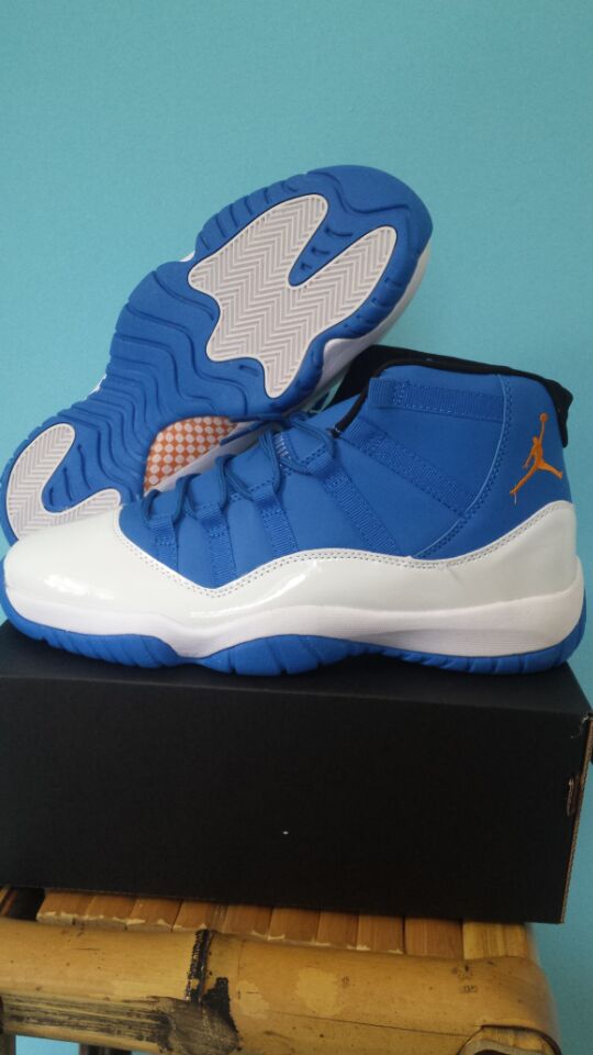 Air Jordan 11 Low Blue White Shoes