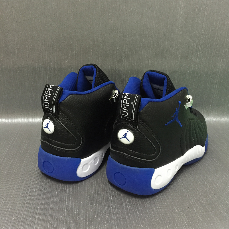 Air Jordan 12.5 Black Blue White Shoes - Click Image to Close