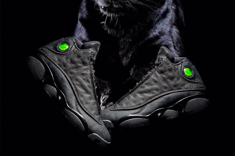 Air Jordan 13 All Black - Click Image to Close