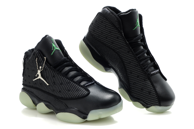 Midnight Air Jordan 13 Black White - Click Image to Close